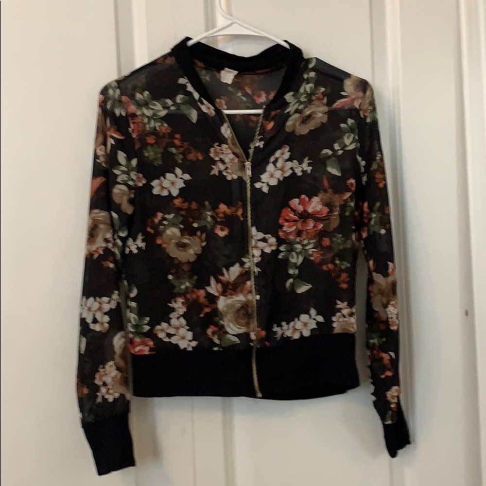 Sheer black jacket